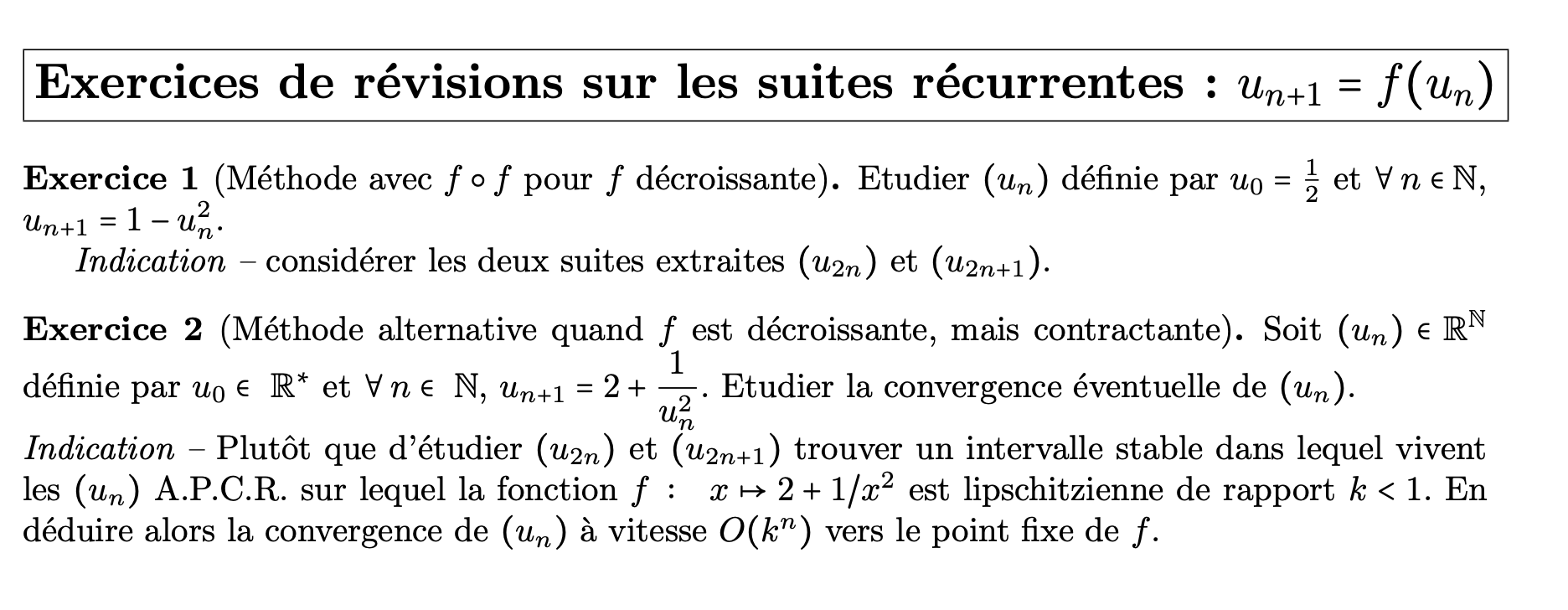 DynamiqueFDecroissante